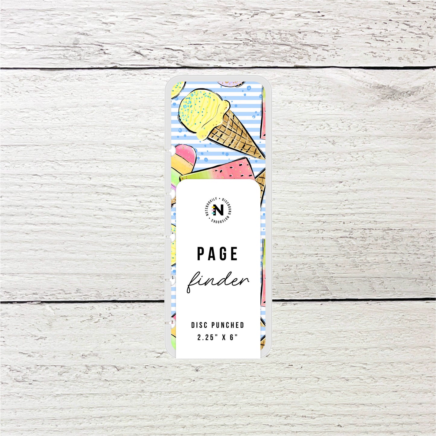 Ice Cream Page Finder Bookmark