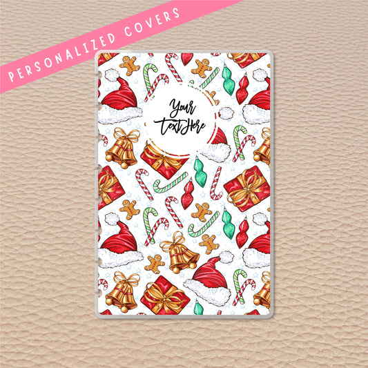 Christmas Candy Canes Discbound Notebook Covers