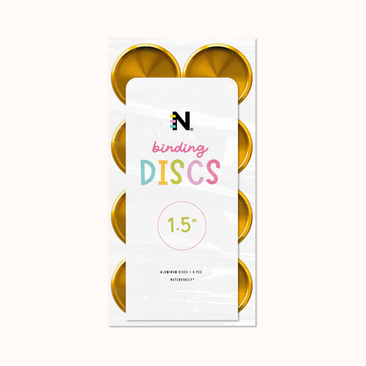 Gold Binding Discs | Aluminum 1.5"