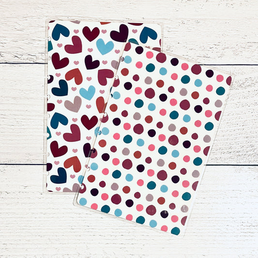 Bold Hearts Junior Discbound Notebook and Planner Covers