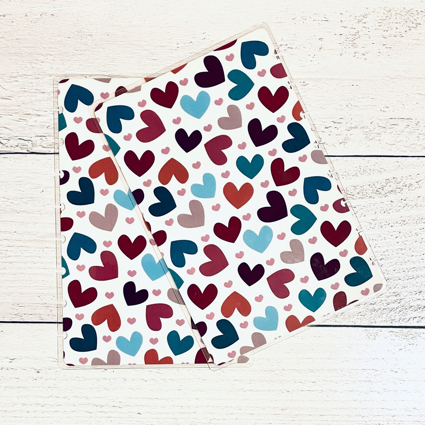 Bold Hearts Junior Discbound Notebook and Planner Covers