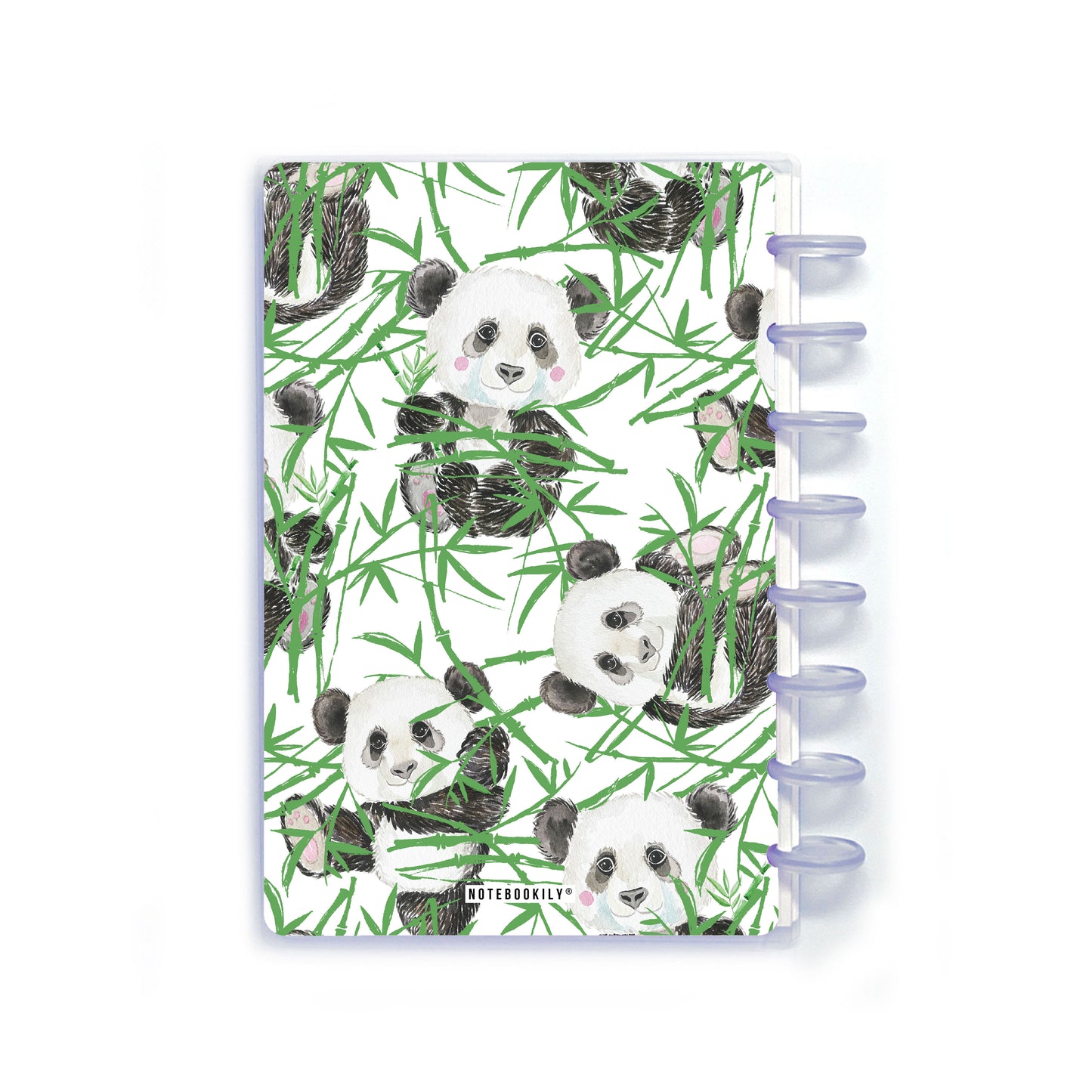 Cute Panda Discbound Notebook Kit