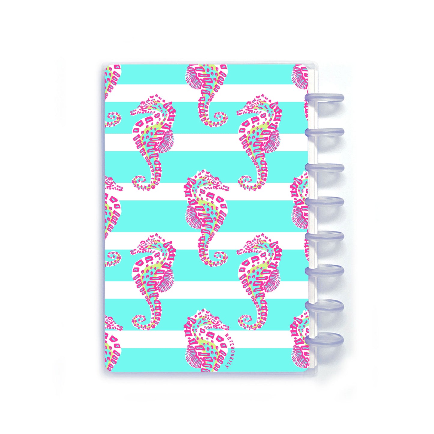 Preppy Seahorse Discbound Notebook Kit