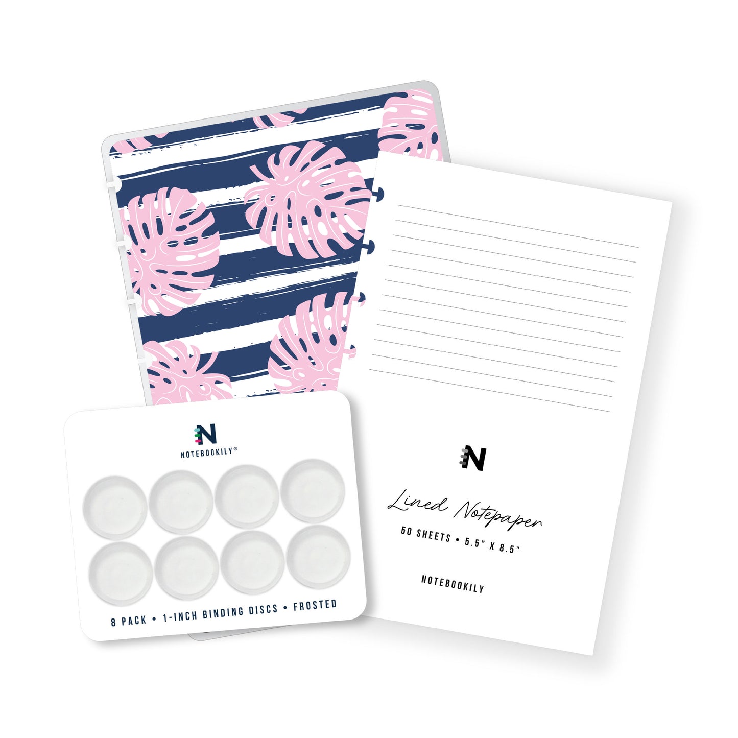 Preppy Palm Discbound Notebook Kit
