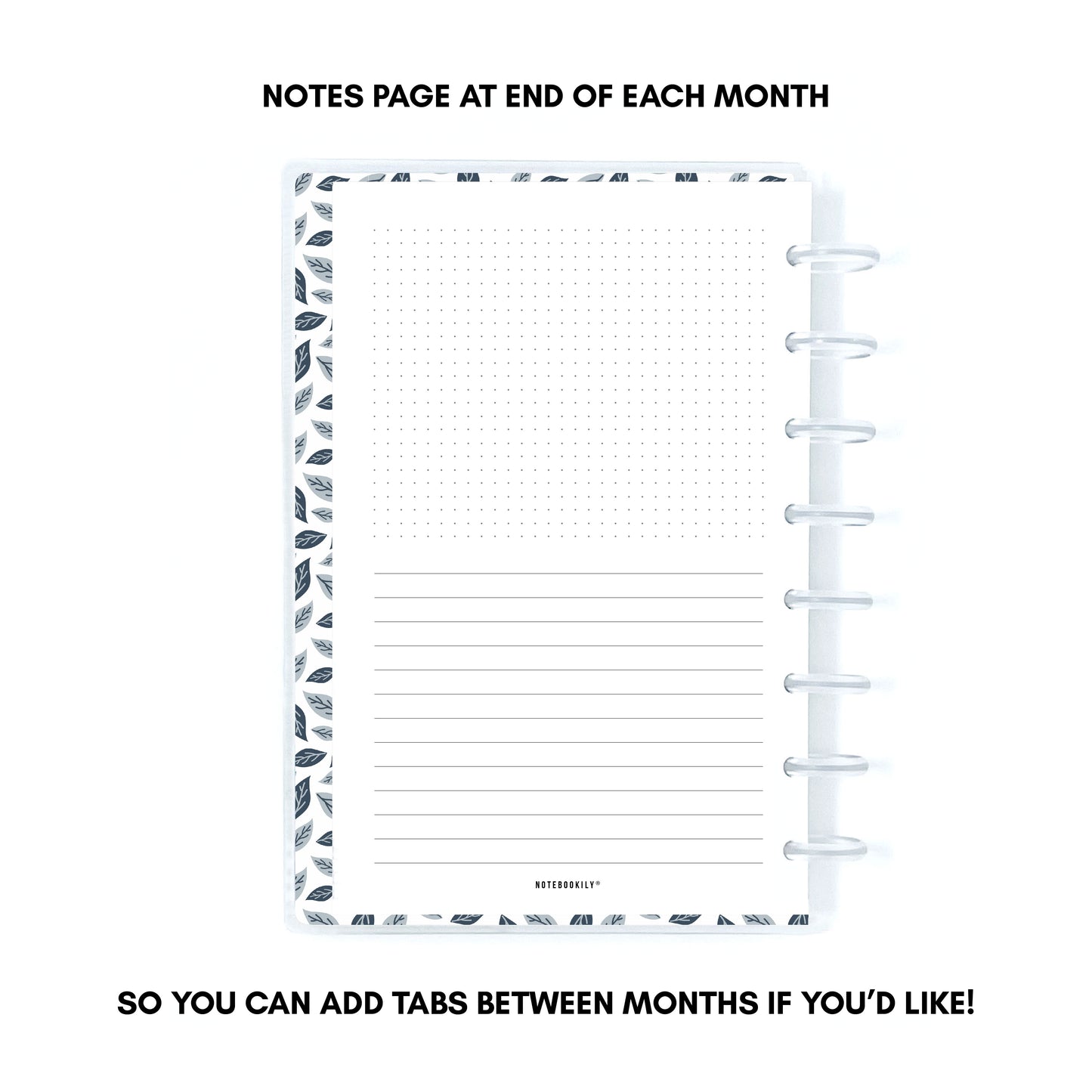 Dated Academic Weekly | Discbound Paper Inserts
