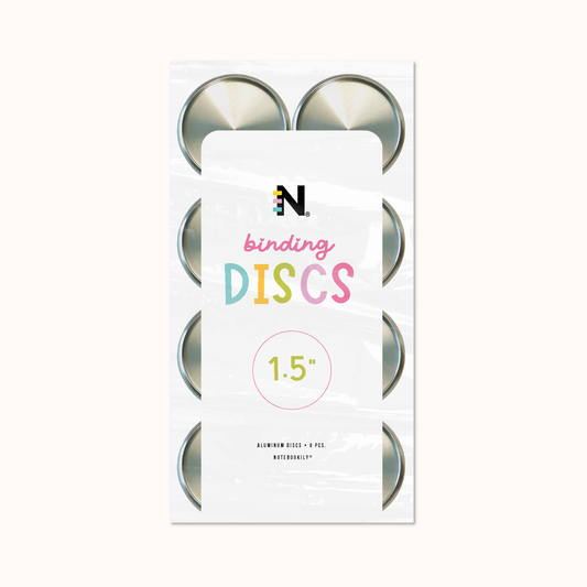 Silver Binding Discs 1.5"