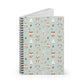 Charming Woodland Animals Spiral Notebook