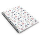 Snow Day Cats Spiral Notebook