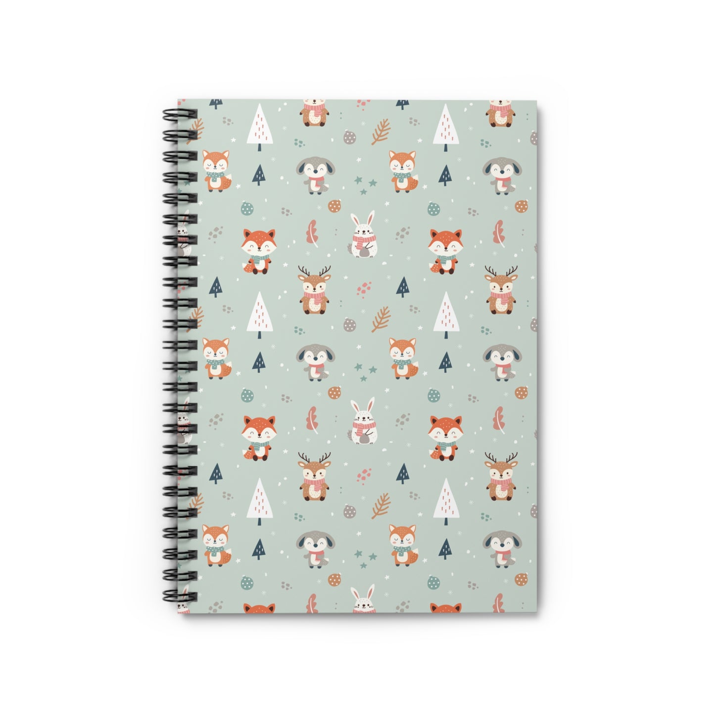Charming Woodland Animals Spiral Notebook