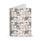 Cozy Calico Cats Spiral Notebook
