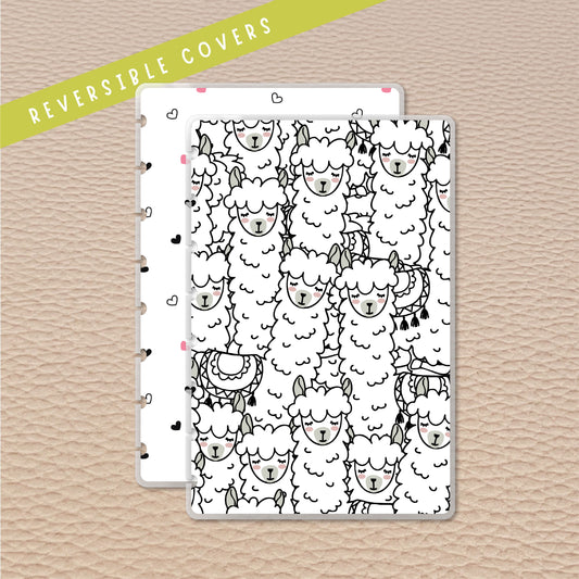 Cute Llama Junior Discbound Notebook Covers
