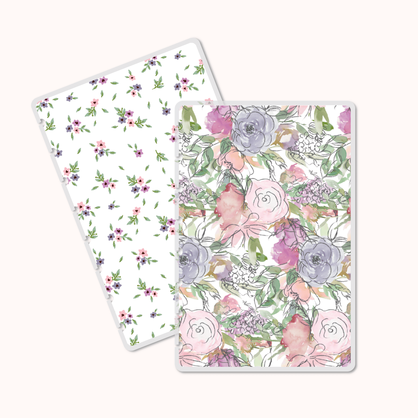 Spring Watercolor Floral Junior Discbound | 8-Disc