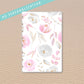 Watercolor Blush Roses Junior Discbound Notebook Covers