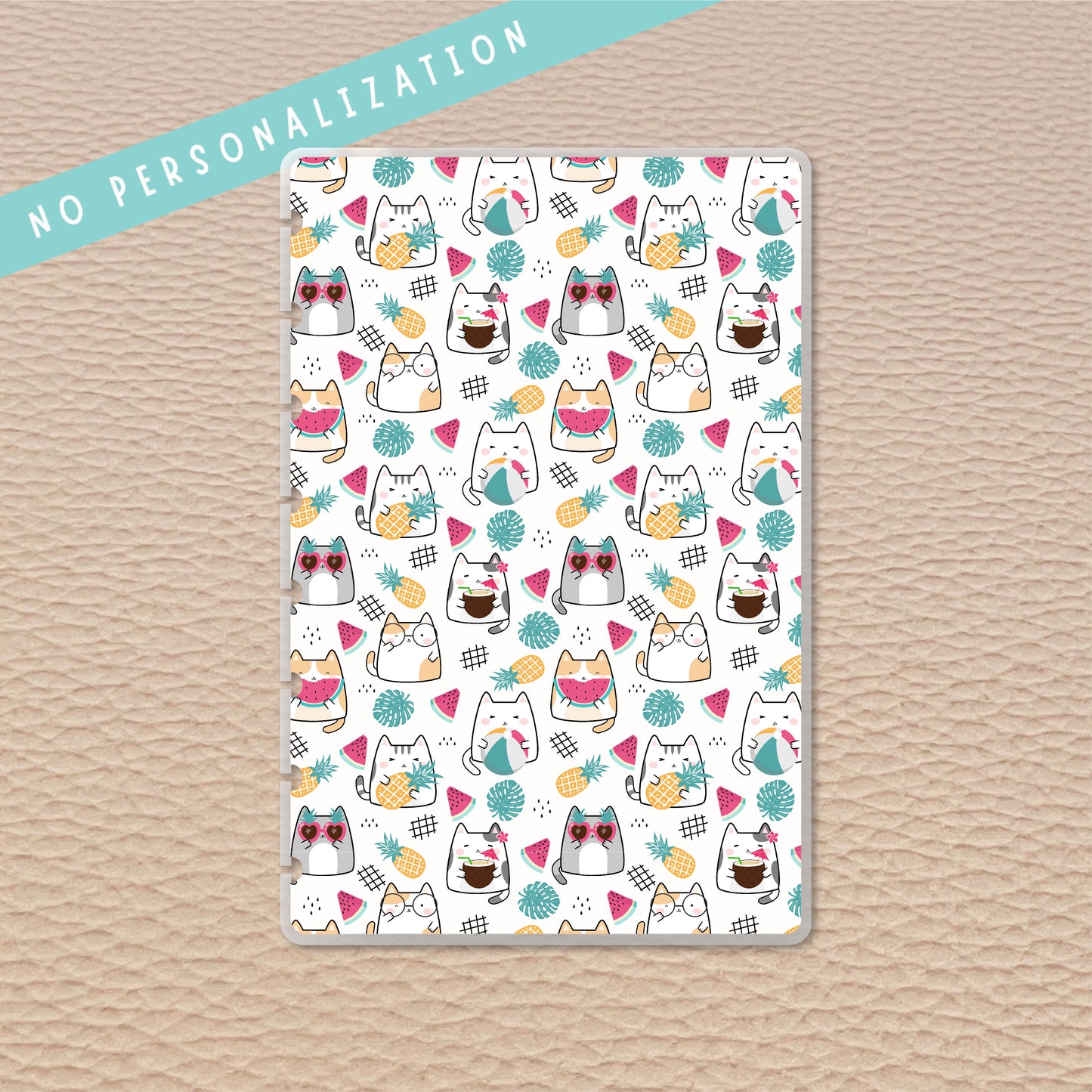 Summer Cats Junior Discbound Notebook Covers