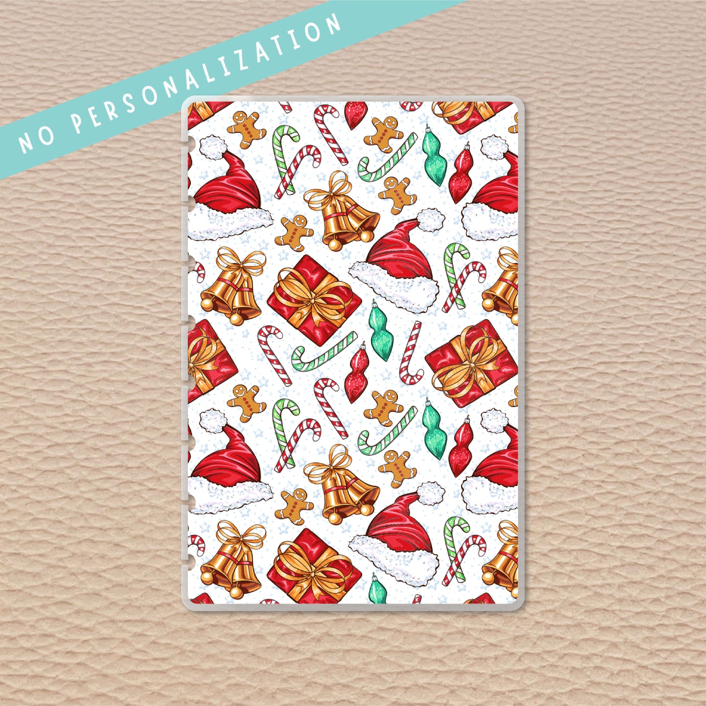 Christmas Candy Canes Discbound Notebook Covers