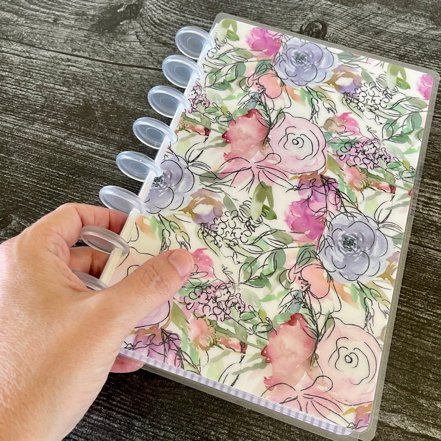 Spring Floral Discbound Notebook Kit
