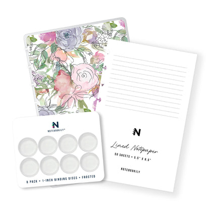 Spring Floral Discbound Notebook Kit