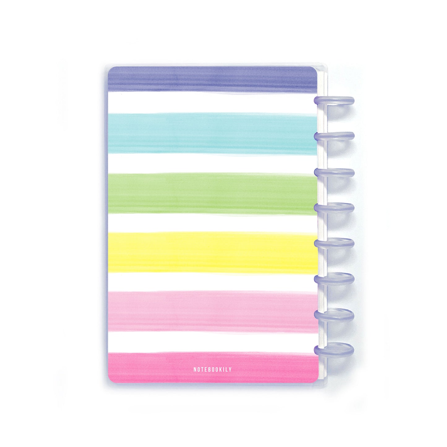 Watercolor Stripes Discbound Notebook Kit