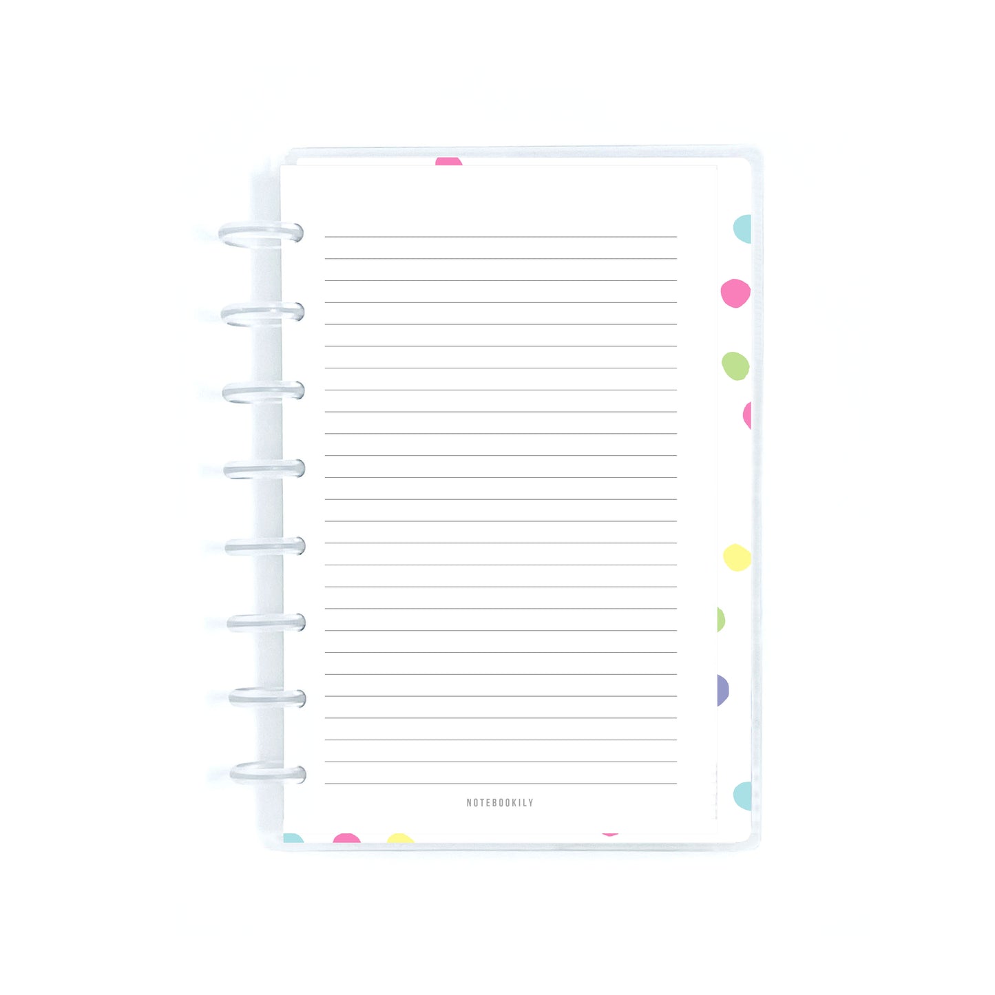 Watercolor Stripes Discbound Notebook Kit