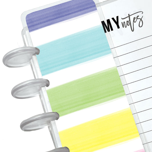 Watercolor Stripes Page Finder