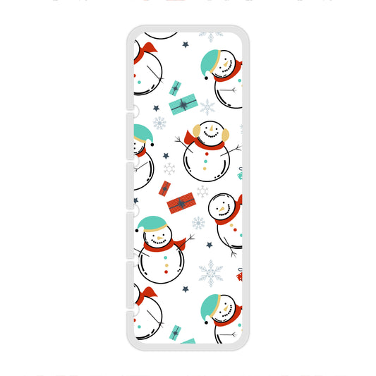 Cute Christmas Snowman Discbound Page Finder Bookmark