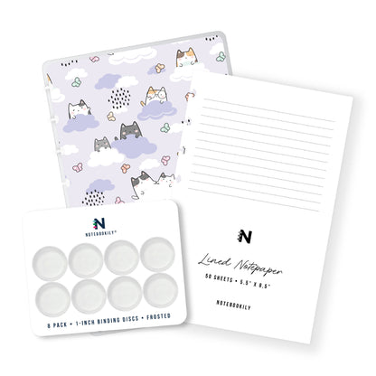 Cloud Cats Discbound Notebook Kit