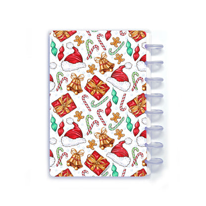 Cute Christmas Candy Canes Discbound Notebook Kit
