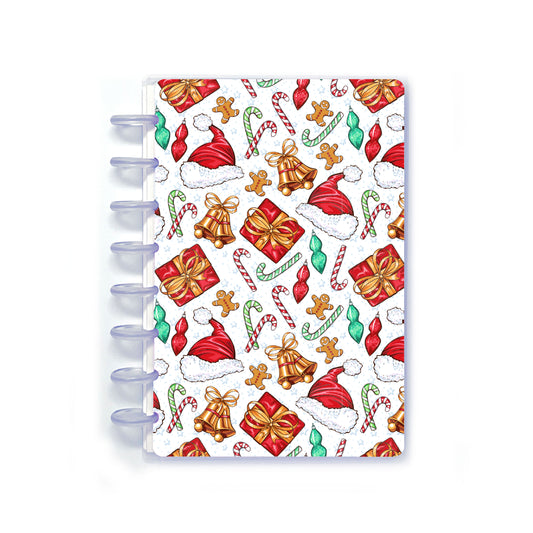 Cute Christmas Candy Canes Discbound Notebook Kit