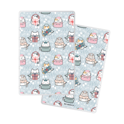 Cute Christmas Cats Discbound Notebook Kit