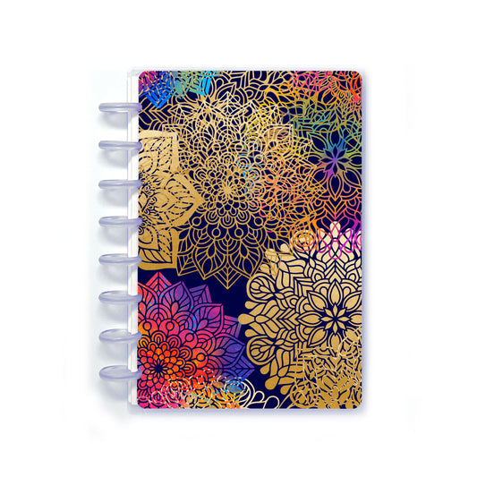 Rainbow Mandala Discbound Notebook Kit