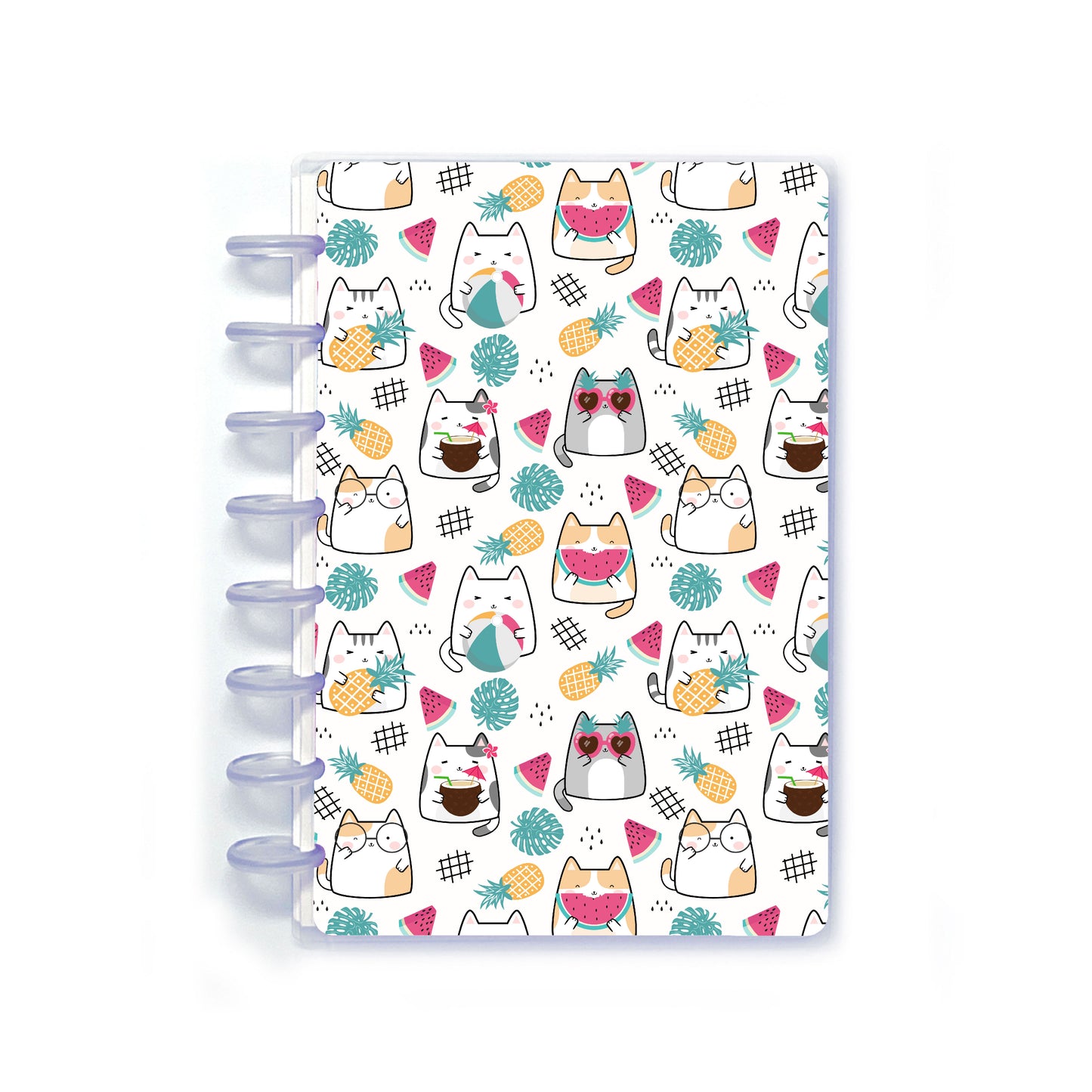 Cute Summer Cats Discbound Notebook Kit