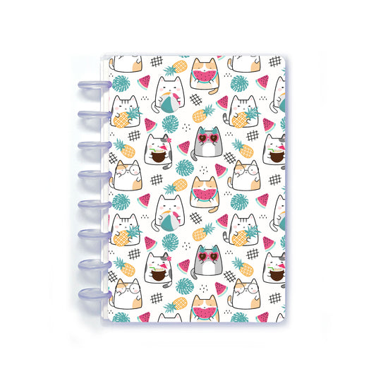 Cute Summer Cats Discbound Notebook Kit