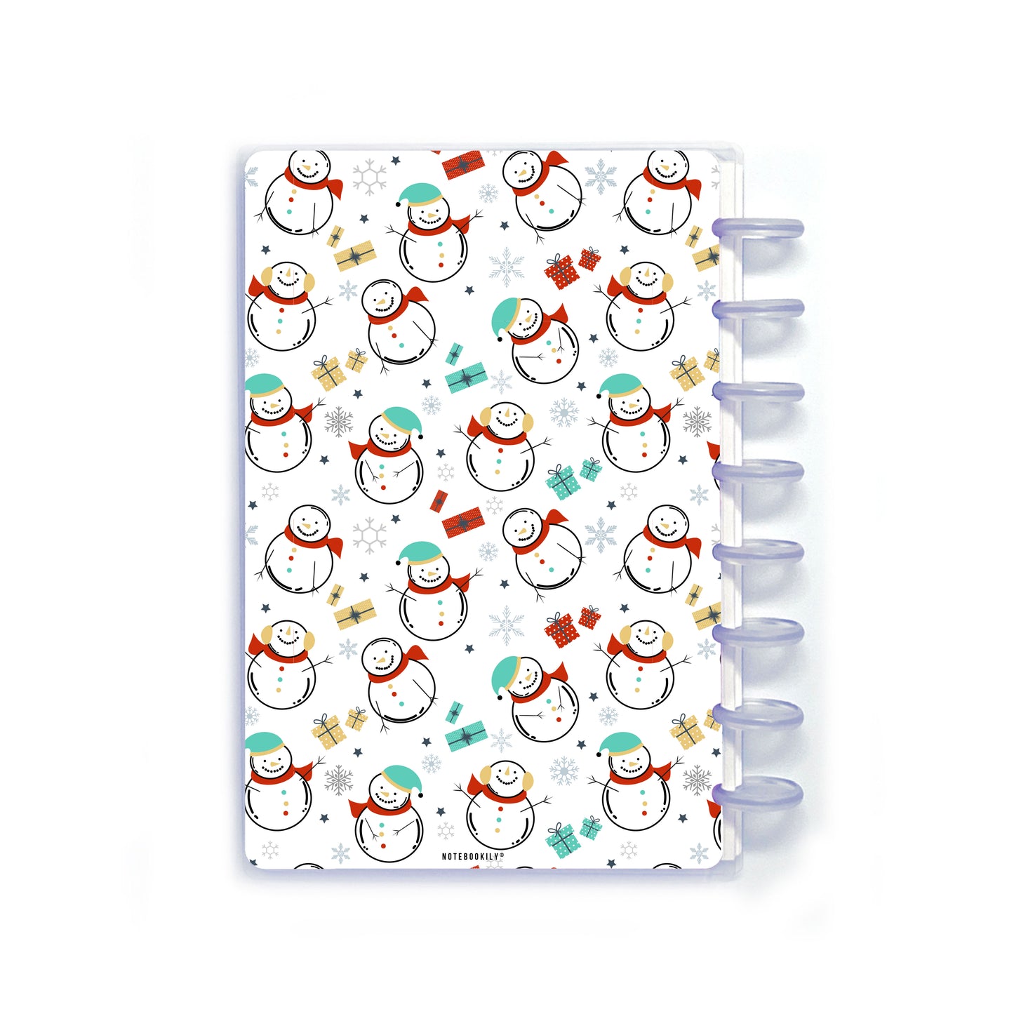 Cute Christmas Snowman Discbound Notebook Kit