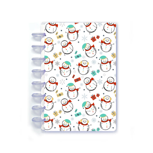 Cute Christmas Snowman Discbound Notebook Kit